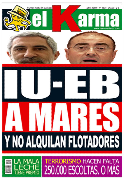 Portada El Karma Nº 102 ABRIL 2008