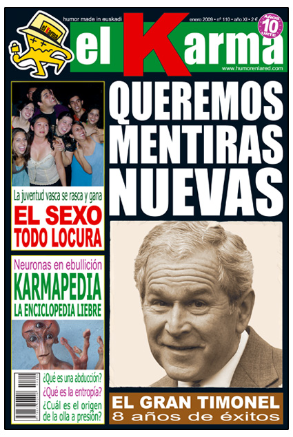 Portada El Karma ENERO 2009- Nº 110