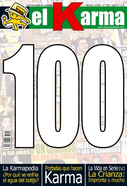 Portada El Karma Nº100 Febrero 2008