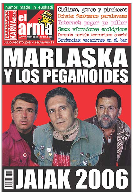 Humorenlared.com Portada 83 Julio 2006