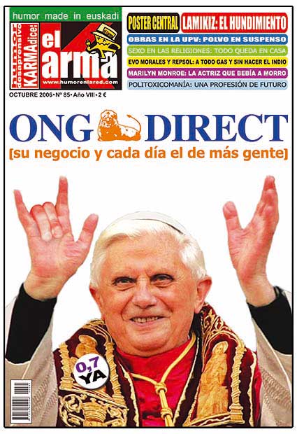 Humorenlared.com Portada 85 Octubre 2006