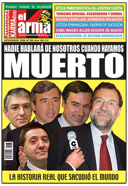 Humorenlared.com Portada 86 Noviembre 2006