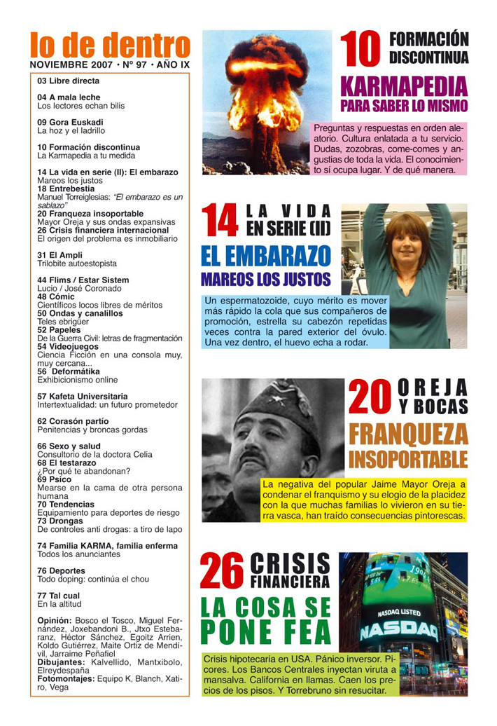 Sumario El Karma 97